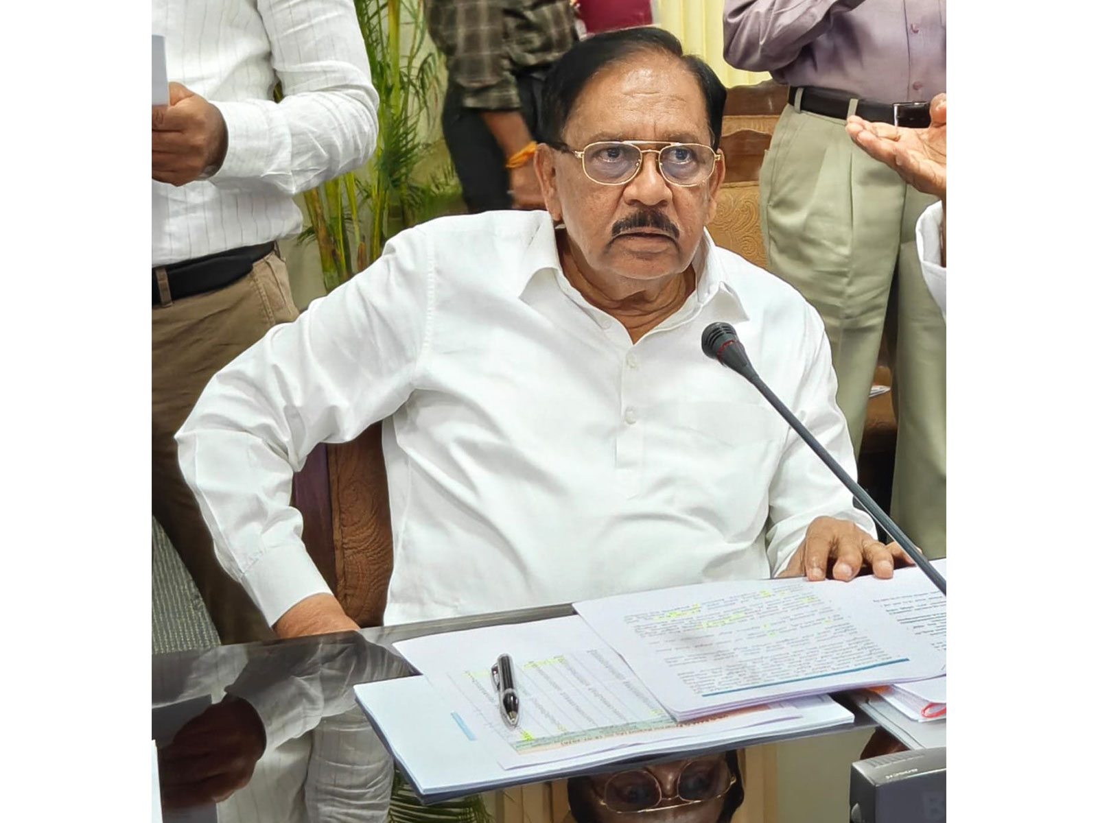 Deputy CM Dr G Parameshwara Will Undertake a 2-Day Inspection Monitoring Drought Situation In Tumakuru