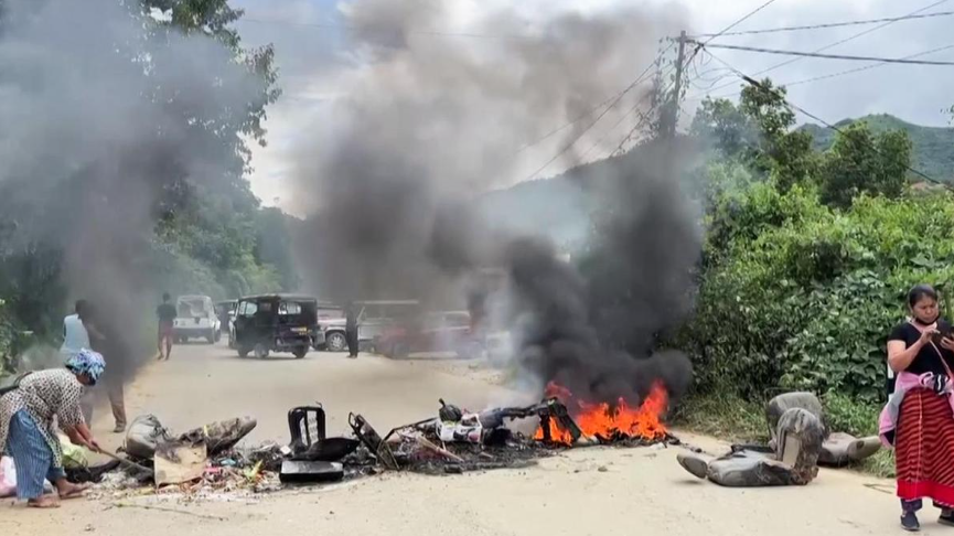 Fresh violence rocks Manipur’s Senapati-Kangpokpi border: CRPF personnel injured, homes torched