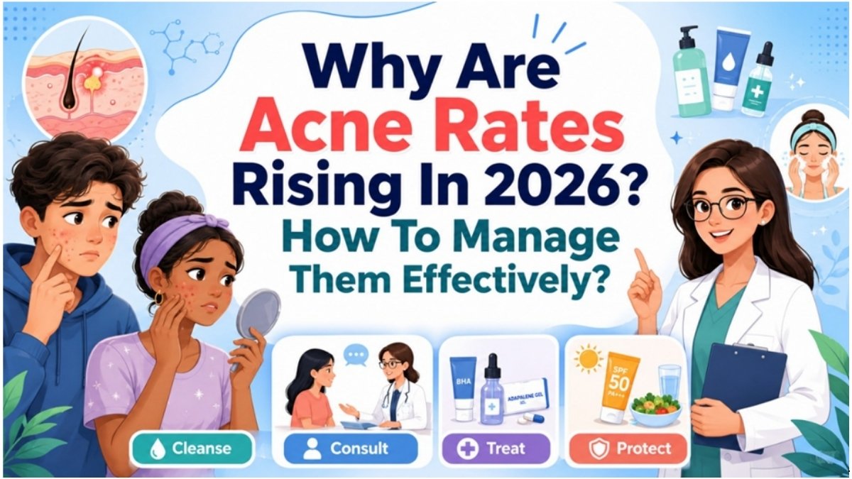 Why Are Acne Rates Rising In 2026? How To Manage Them Effectively?