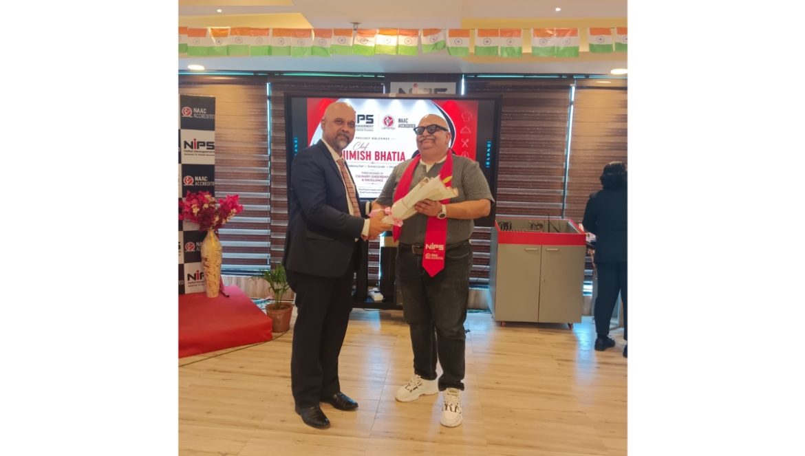 ‘Never Go for Shortcuts’: Chef Nimish Bhatia Inspires NIPS Students with Lessons from a Lifetime in Culinary Leadership
