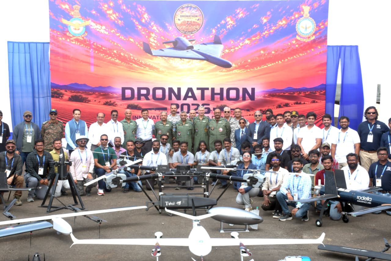 Dronathon 2026: IAF Turns Jaisalmer Into Test Bed for Indigenous Unmanned Warfare
