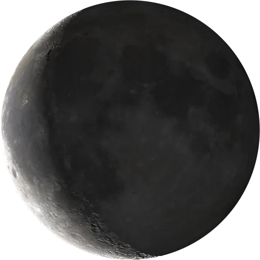Waning crescent, 24.6% illuminated