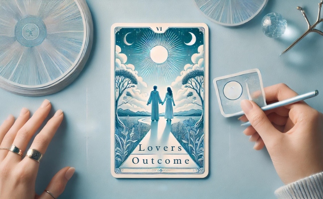 Lovers tarot as outcome in a reading.