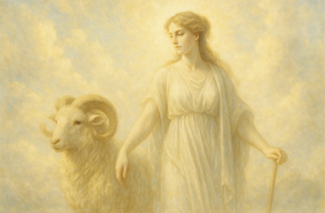 Nemesis with her ram.