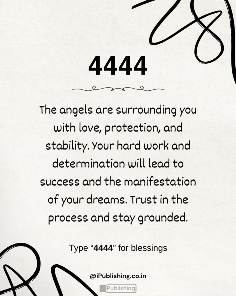 4444 Angel Number : A Sign of Stability, Inner Wisdom and Determination