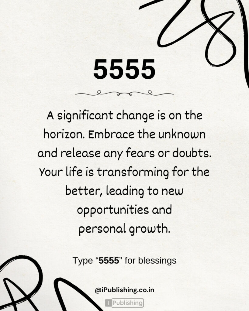 Angel Number 5555 Meaning