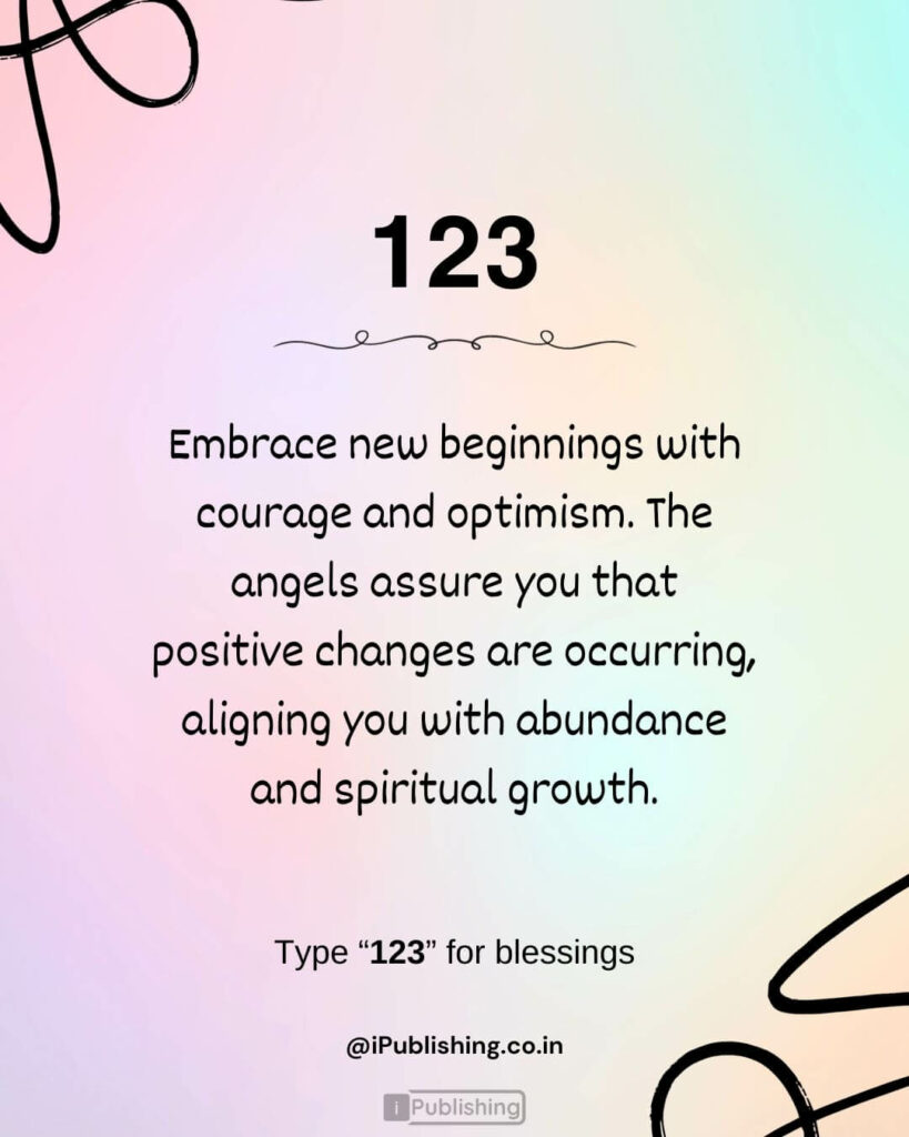 Angel Number 123 Meaning