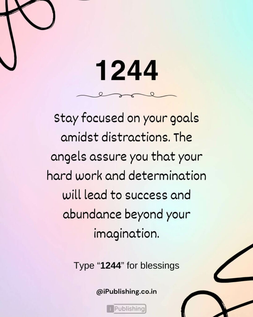 Angel Number 1244 Meaning