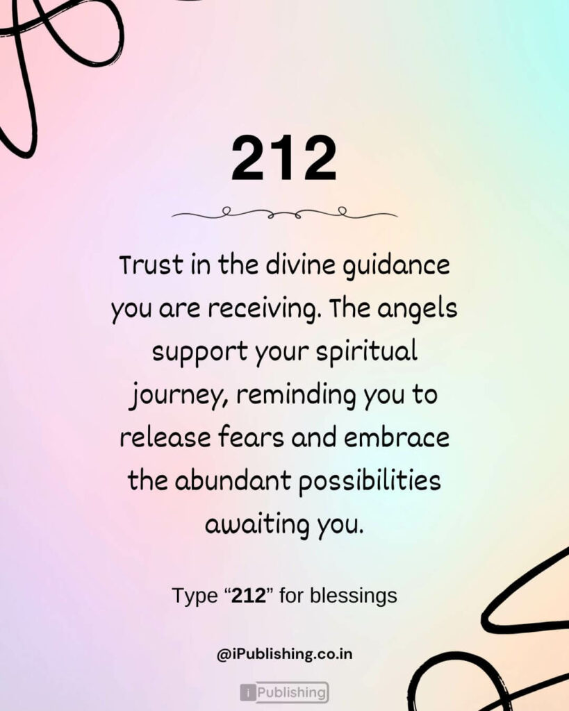 Angel Number 212 Meaning