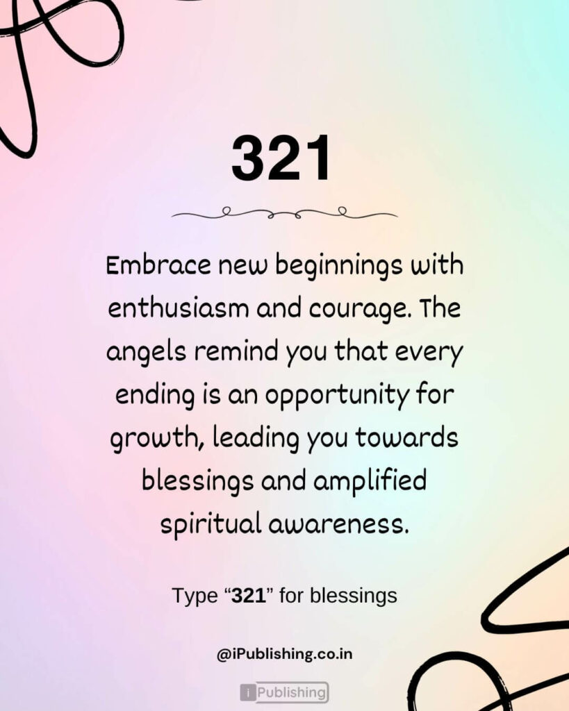 Angel Number 321 Meaning