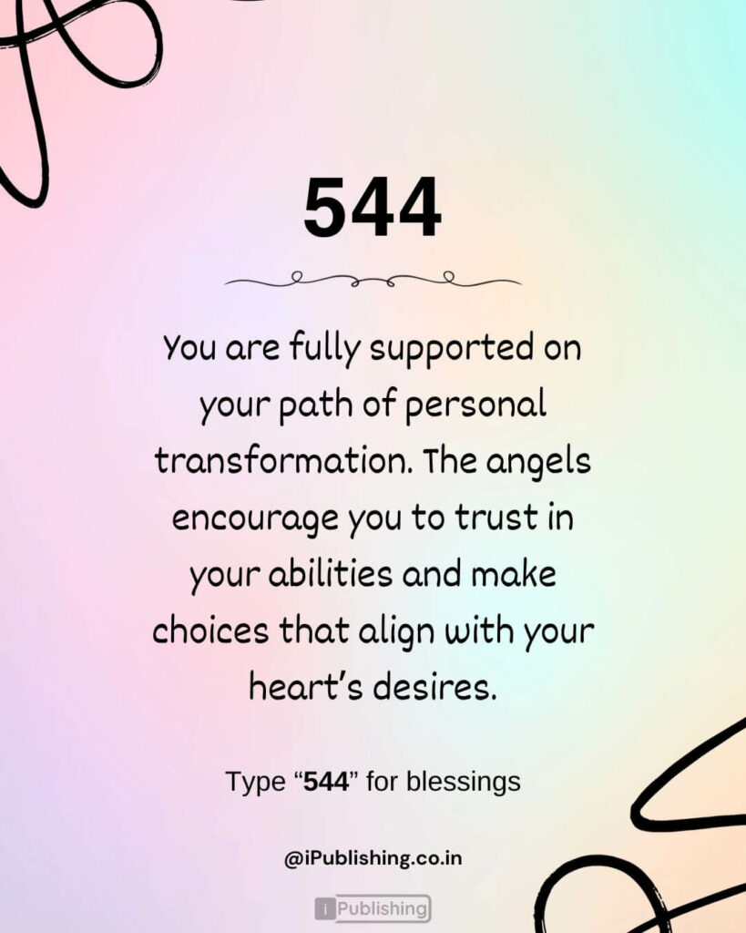 Angel Number 544 Meaning