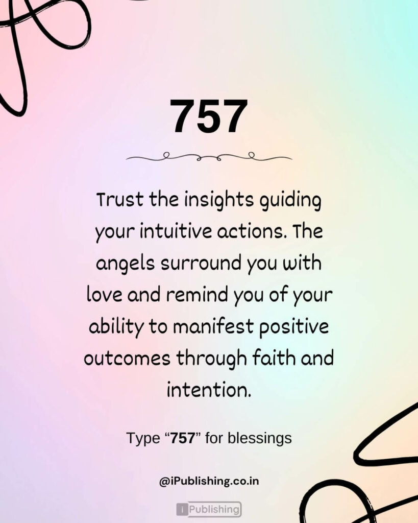 Angel Number 757 Meaning