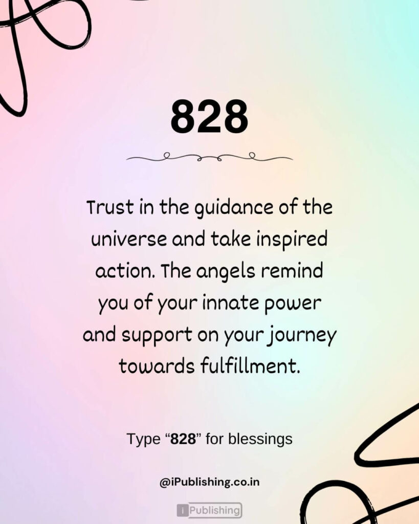 Angel Number 828 Meaning