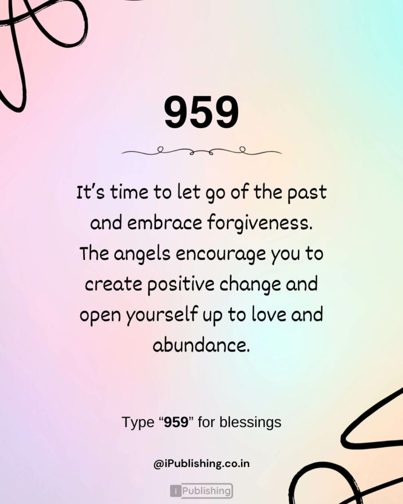 Angel Number 959 Meaning