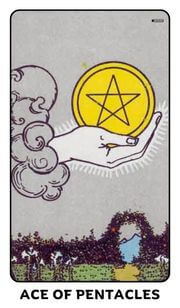 Ace of Pentacles Tarot Card