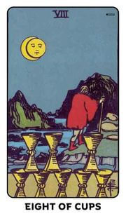 Eight of Cups Tarot Card