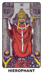 Hierophant Tarot Card