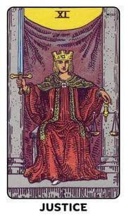 Justice Tarot Card
