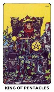 King of Pentacles Tarot Card