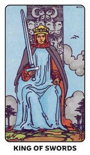 King of Swords Tarot Card