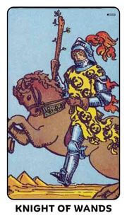 Knight of Wands Tarot Card