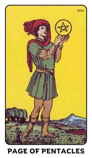 Page of Pentacles Tarot Card