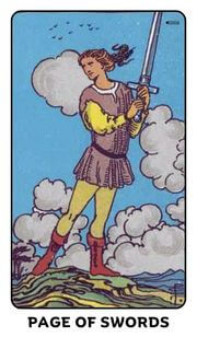 Page of Swords Tarot Card
