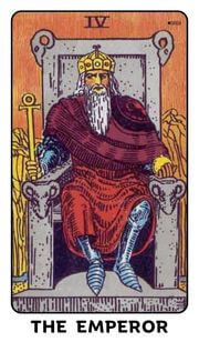 The Emperor Tarot Card