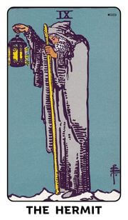 The Hermit Tarot Card