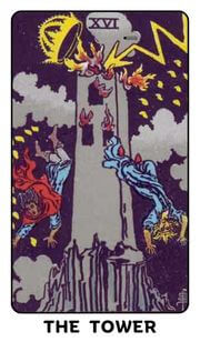 The Tower Tarot Card