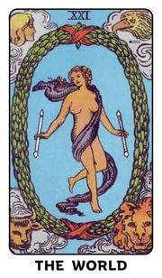 The World Tarot Card