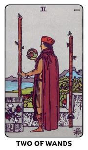 Two of Wands Tarot Card