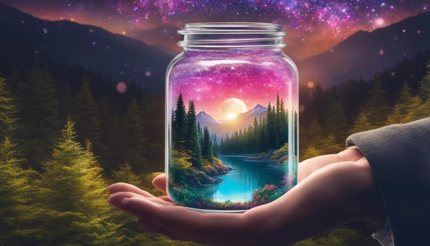 glitter jar mindfulness activity