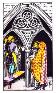 Three of Pentacles Tarot card