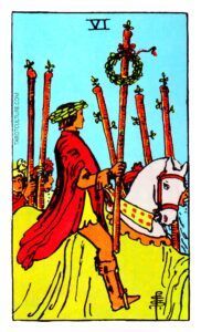 Six of Wands Tarot card