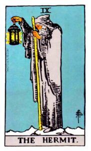 The Hermit Tarot card