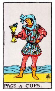 Page of Cups Tarot card