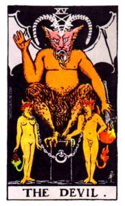 The Devil Tarot card