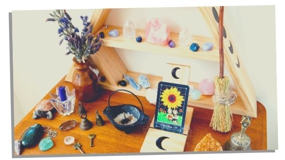 Having a home altar for good energy