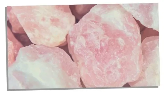 Rose Quartz is a crystal for self love 