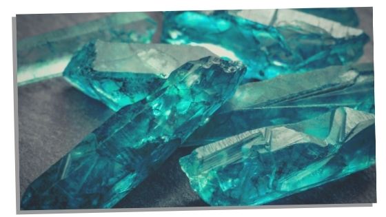 Aquamarine stones