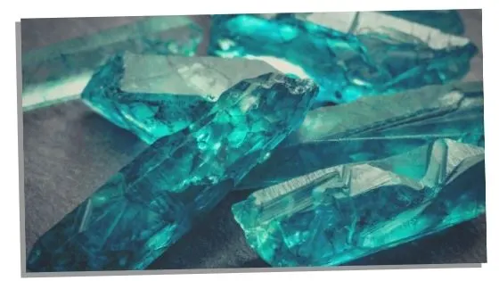 Aquamarine stones