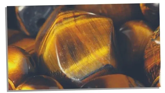 Tiger’s Eye crystal for study focus