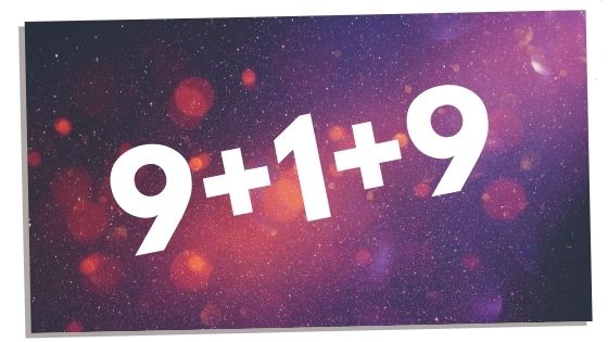 Numerology breakdown of number 919 