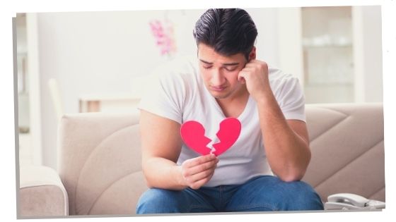 Man with twin flame separation pain