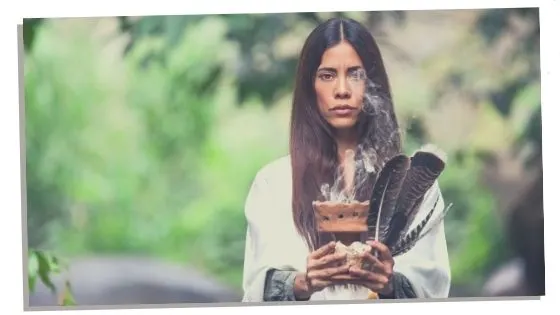 woman becoming a shaman