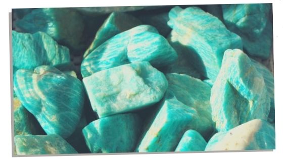 Amazonite Gemstones used for mental clarity 