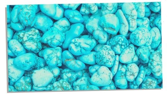 Turquoise crystals used for emotional clarity 