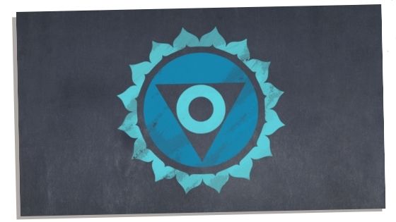 Throat chakra symbol