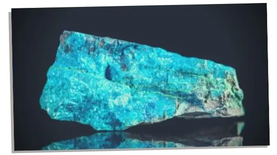 picture of Blue Apatite symbolising the metaphysical properties